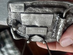 1984 Limited Pewter Siskiyou &lsquo;The Rocky Mountains&rsquo; Belt Buckle New In Box #801