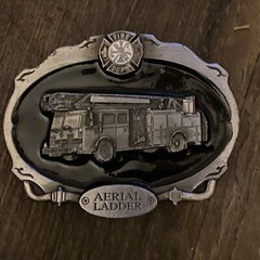 Belt Buckle- Brew City Collectibles Aerial Ladder #4505 Precision Incentives