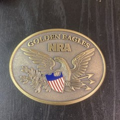 2015 NRA Golden Eagles Limited Edition Belt Buckle