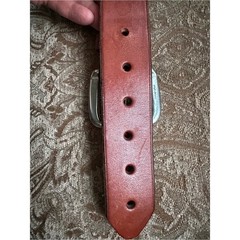 Polo Ralph Lauren Men&rsquo;s Brown Genuine Leather Belt Size 40 Solid Brass Buckle