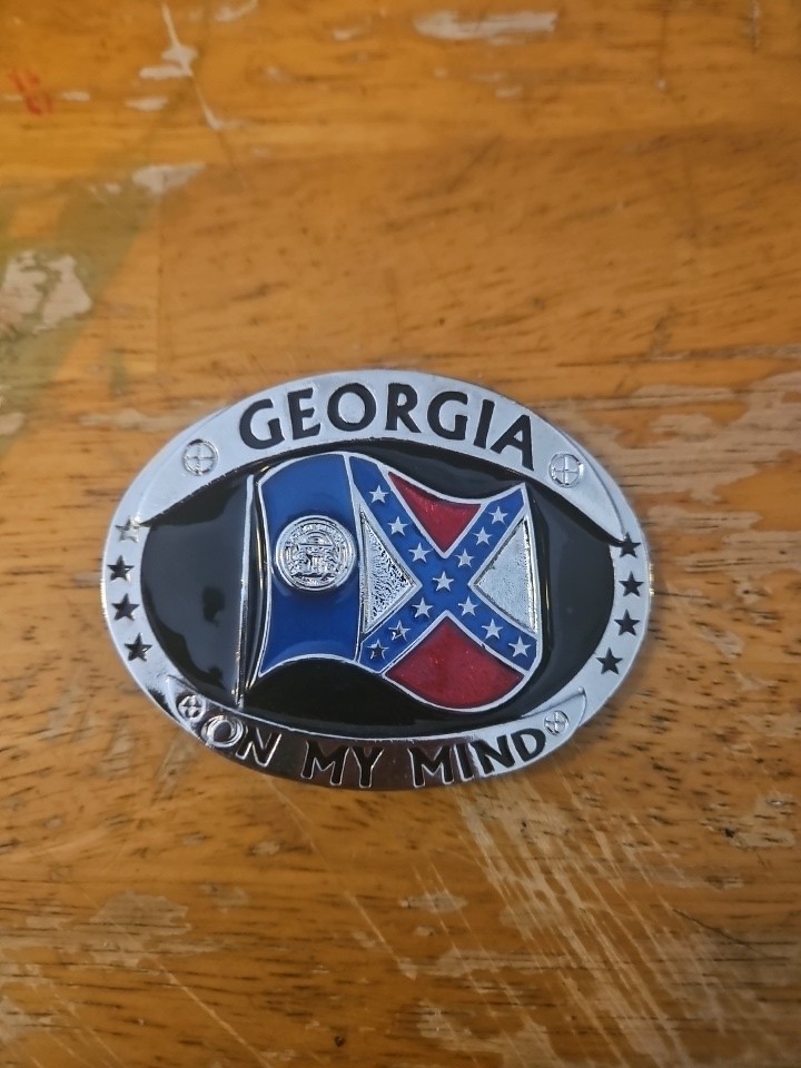 Georgia On My Mind Belt Buckle Limited Edition Early 2000&rsquo;s