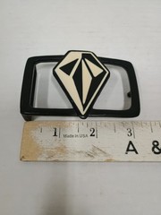VOLCOM Belt Buckle Vintage Black And White Stone Liberation