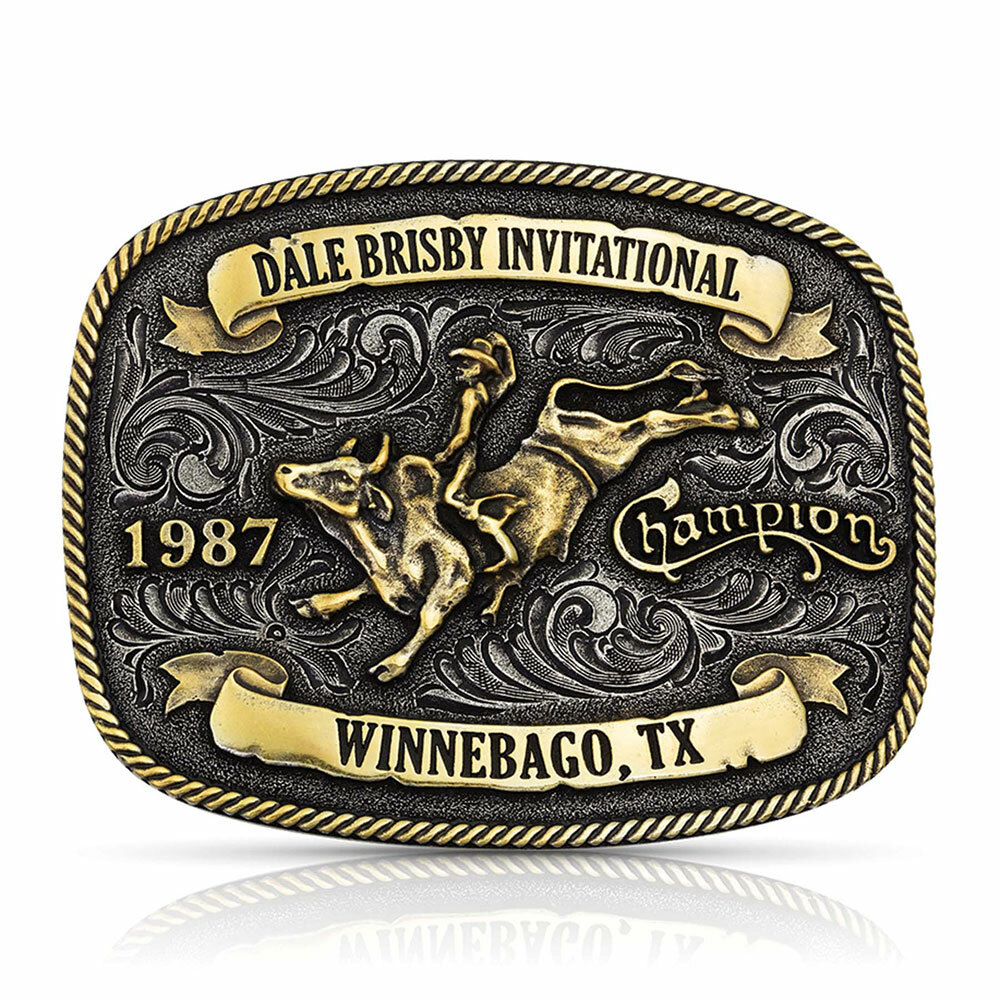 Montana Silversmiths Unisex Dale Brisby 1987 Trophy Belt Buckle A801DB