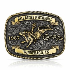 Montana Silversmiths Unisex Dale Brisby 1987 Trophy Belt Buckle A801DB