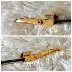 Louis Vuitton Pre-Owned Belt Black Gold Epi