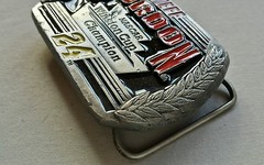JEFF GORDON NASCAR WINSTON CUP CHAMPION #24 NASCAR SPECIAL EDITION BELT BUCKLE