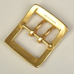 1X Heavy Duty Solid Brass Double Prong Belt Buckle 40mm(1.5in) Replacement Chic