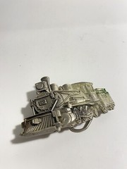 original 1981 Great American Buckle Co. Train Belt Buckle # 275 Made in the USA