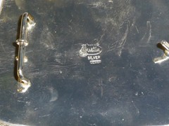 NWASCA JUSTIN SILVER MEXICO STANDING HORSE WESTERN BELT BUCKLE