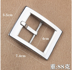 Men&rsquo;s/Women&rsquo;s Anti-allergic Belt Buckles for 1.5&Prime; Belt Titanium Belt Pin Buckle
