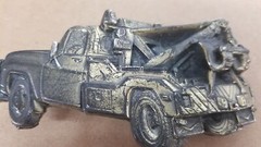 Vintage 1980 Tow Truck Wrecker Driver Belt Buckle American Buckle Co.