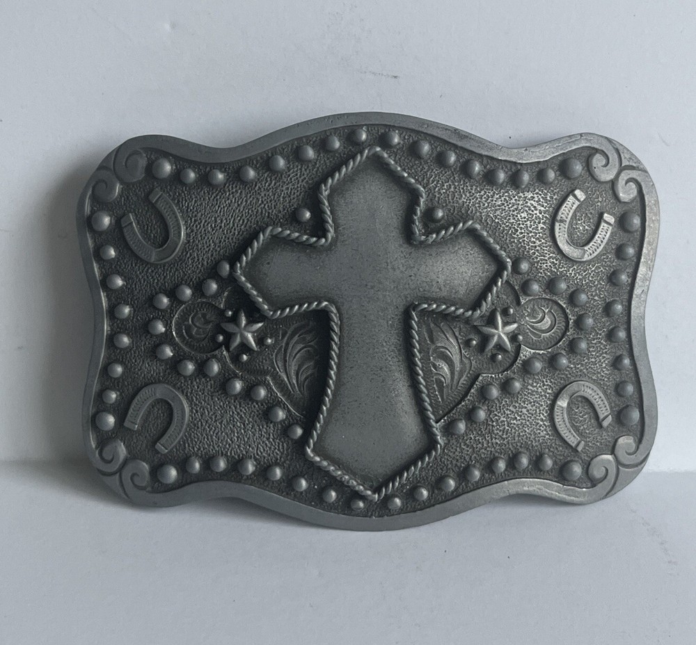 Wrangler Men&rsquo;s Gray Silver Belt Buckle 2013