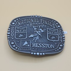 Choice – Vintage Belt Buckle – Hesston National Finals Rodeo 2002, 2003, 2004
