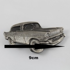 Vintage 1970&rsquo;s CHEVY 57 Chevrolet Bel Air Car Belt Buckle