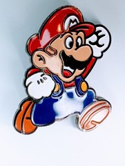 SUPER MARIO Super Duper Metal BELT BUCKLE – Official NINTENDO Arcade – 2010