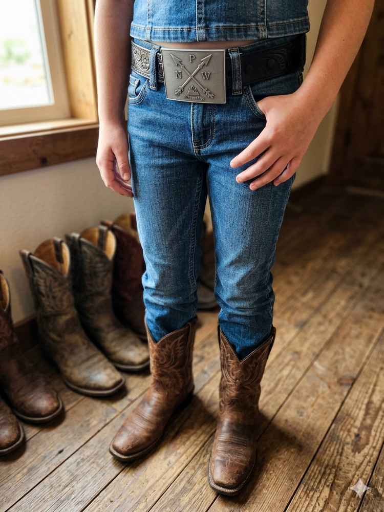 PNW Arrows Western Belt Buckle