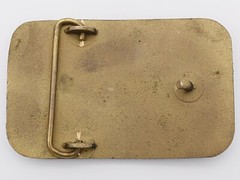 Solid Brass Skid-steer Equipment Vintage Belt Buckle