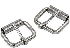 20Pcs 1 Inch Strong Belt Pin Buckle Strap Webbing Roller Buckles (Silver+Gunmeta