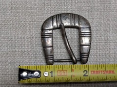 vintage 4PC belt buckle set STERLING SILVER handcrafted RANGER western NAVAJO