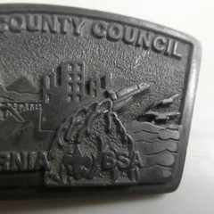 Boy Scouts of America Orange County Council California BSA Belt Buckle CD Hit