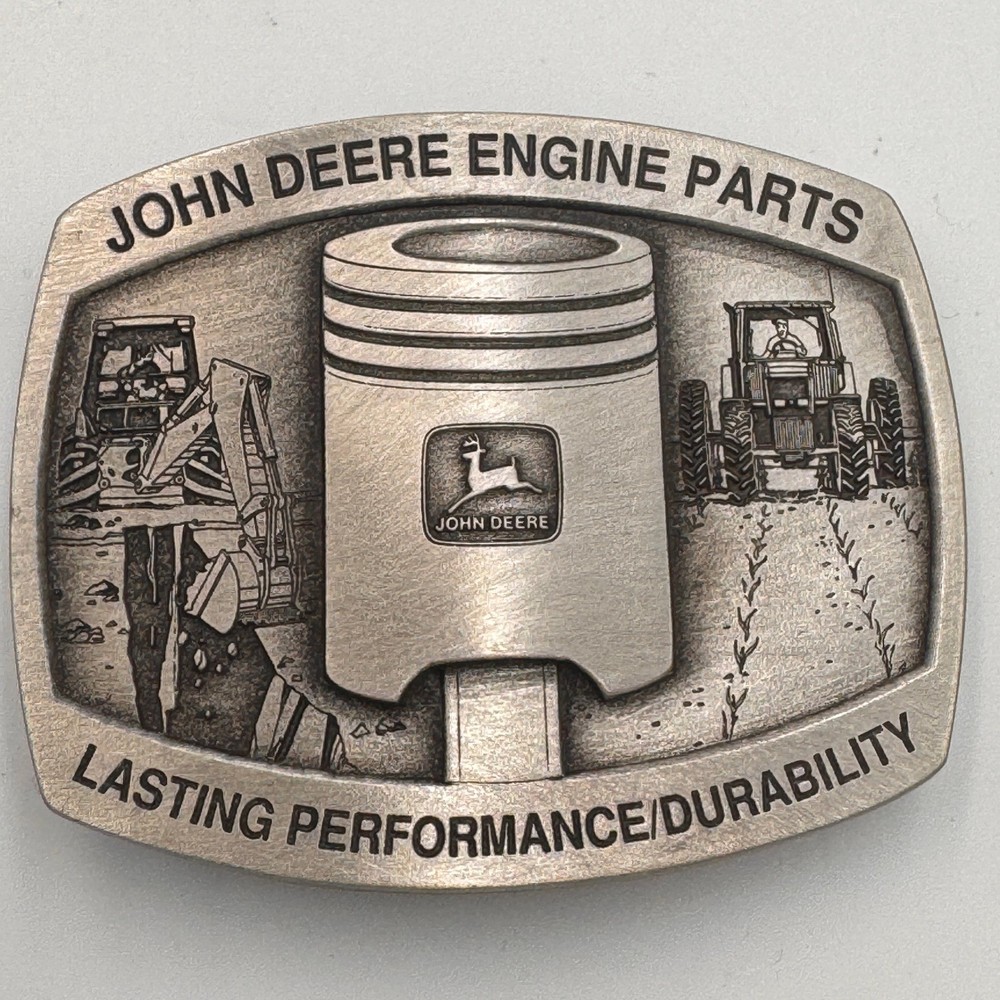 Vintage 1994 John Deere Engine Parts Limited Edition Belt Buckle 1281/2000