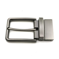 UUYYEO Alloy Clamp Belt Buckle Belt Strap Replacement Buckles Reversible Belt