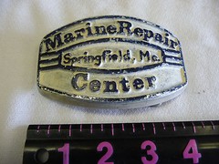 MARINE REPAIR CENTER SPRINGFIELD,MO. BELT BUCKLE