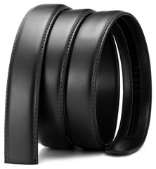 CHAOREN Ratchet Belt Strap Only 1 1/4&Prime;, 36&Prime; to 42&Prime; Waist Adjustable, Black