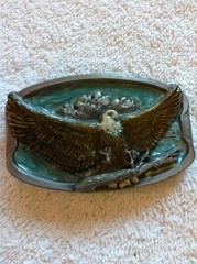 EAGLE LANDING 2 BELT BUCKLE BUCKLES OF AMERICA MASTERPIECE COLLECTION BA-139
