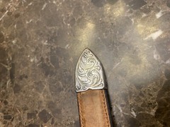 Vogt /Orvis James Reid Style .925 Sterling Silver 14k Gold Belt Buckle set ✅