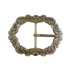 Western Relief Pattern Metal Belt Buckle Teenager Rock Fashion Belt Buckle