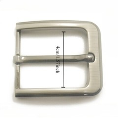 Single Prong Belt Buckle Alloy Pin Buckle for 1.5&Prime; Wide belt Replacement Buckle