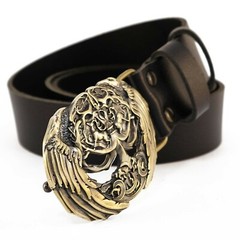 Brass belt buckle Yggdrasil, Scandinavian Nordic Celtic Norse mythology