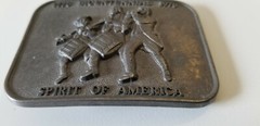 Belt Buckle 1776 Bicentennial 1976 Spirit Of America Vintage 1976