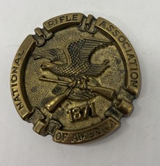 Vintage Brass Belt Buckle 1978 NRA National Rifle Association Of America 1871
