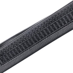 ALAKA Mens Leather Belt 47.24 » * 1.37 »(Length 120cm * Width 3.5cm ), A003