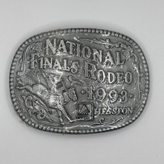 NEW 1993 Hesston NFR National Finals Rodeo Belt Buckle – Original Seal