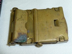 VINTAGE **BOY SCOUTS INSIGNIA*** BRASS WEB BELT BUCKLE