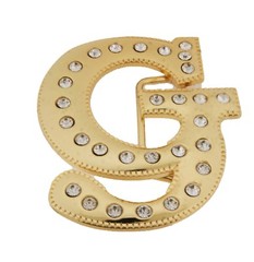Letter Initial G Belt Buckle New Men Women Western Rodeo Cowboy Fashion Cowgirl