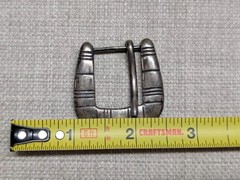 vintage 4PC belt buckle set STERLING SILVER handcrafted RANGER western NAVAJO