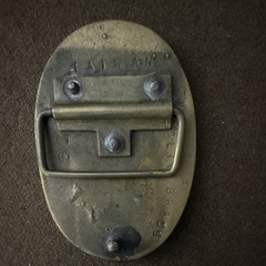 Oval Brass Tone Western Belt Buckle Locomotive 999 Train Design Silver
