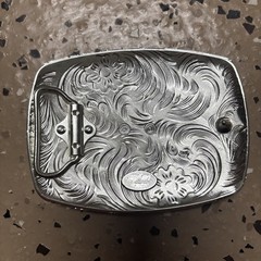 Rock Bull Ride Rodeo Cowboy Texas Western Shine Belt Buckle