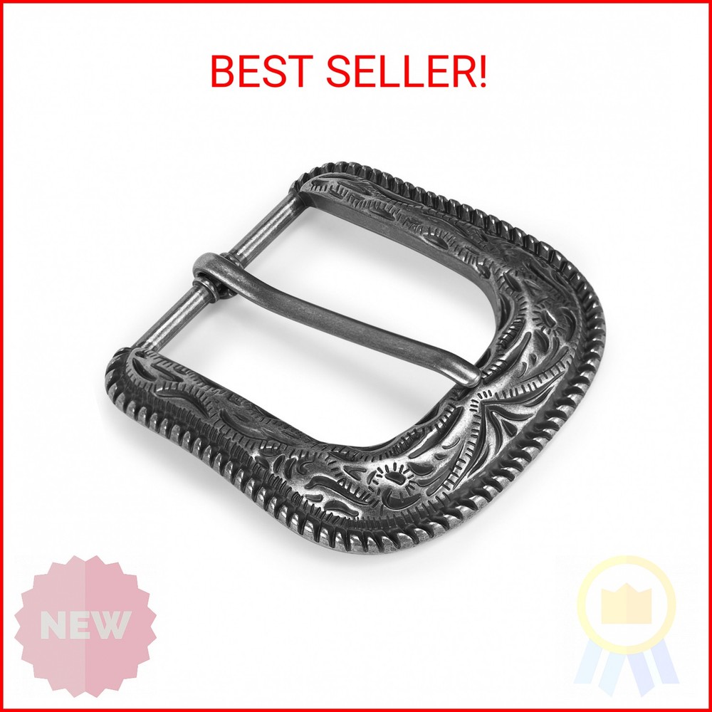 Vantrava Western Belt Buckle for Men & Women – Nickel-Free Metal 1.5&Prime; Replacemen