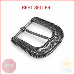 Vantrava Western Belt Buckle for Men & Women – Nickel-Free Metal 1.5&Prime; Replacemen