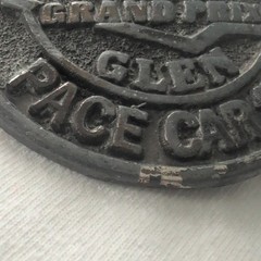 Toyota Watkins Glen Grand Prix Pace Car &rsquo;76 Men&rsquo;s Silver Metal Clip Buckle 1.75&Prime;