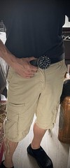 “Perpetual Motion” Belt Buckle 3 1/8” Round Industrial OOAK Darren McNeese