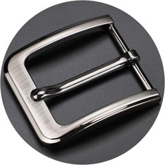 1.5 Inches (38-40 mm) Belt Buckle Single Prong Square Replacement Buckle for Men