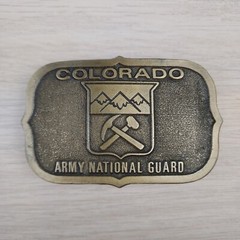 Colorado Army National Guard Belt Buckle