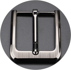 Versatile Grey Alloy Replacement Belt Buckle 38-40 mm, Stylish & Durable