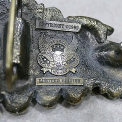 The Great American Buckle Co. 1980 Limited Edition # 272 Locomotive Belt Buckle